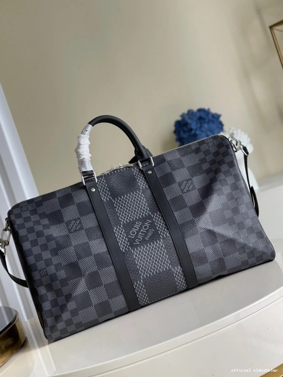 Official oldcobbler VUITTON 50 BANDOULIÈRE LOUIS KEEPALL 0821